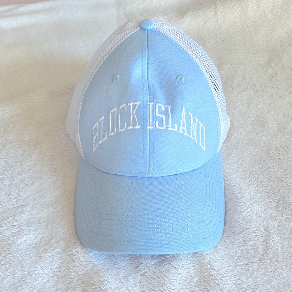 light blue block island hat